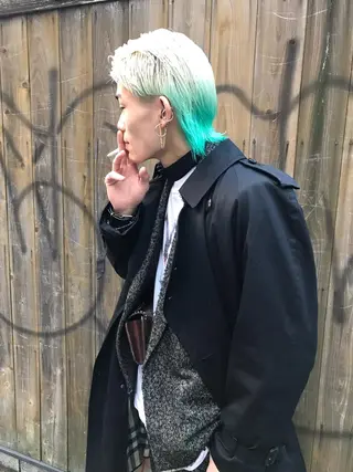 ショート カラー メンズ 山下 亮輔のヘアスタイル