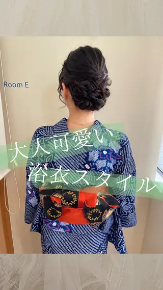 セミロング ボウ🪞ヘアセット /メイク/マツパのマツエク・マツパデザイン