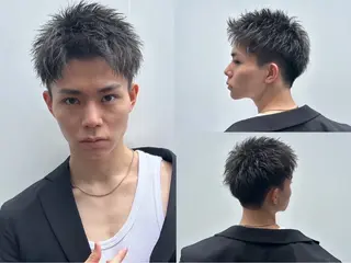 ショート メンズ Lond LOGAN所属・🔥波巻き/ツイスパ 特化🔥メンズパーマのヘアスタイル