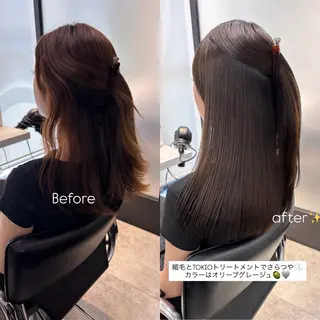 ロング salowin梅田所属・レイヤー/顔周り /AKARIのヘアスタイル