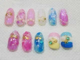 ネイル ❤ yuka❤のネイルデザイン