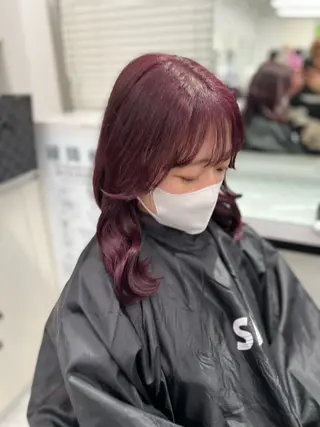 カラー ブリーチなし透明感 💗RYOTAのヘアスタイル