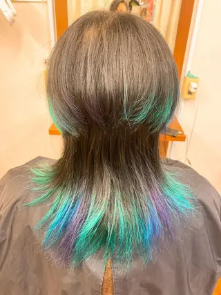 ミディアム カラー ✨コーンロウ✨ 本田さゃかのヘアスタイル