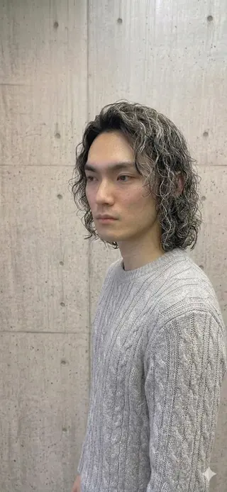 カラー パーマ メンズ 🌀メンズパーマ🌀 カット💇こうせいのヘアスタイル