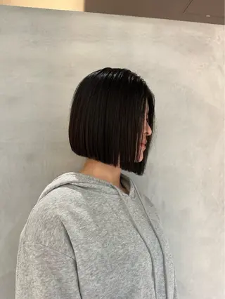 ショート 縮毛矯正/髪質改善/ レイヤー/石井龍のヘアスタイル