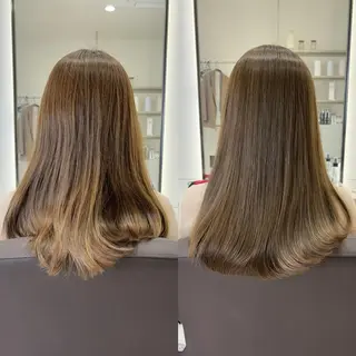 ロング EIGHT plum TOKIOリミテッドのヘアスタイル
