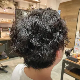 パーマ メンズ 瀬尾 香乃子のヘアスタイル