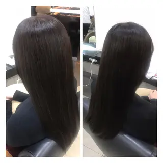 ロング カラー 烏山 達也のヘアスタイル