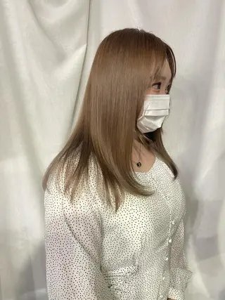 セミロング 早瀬裕之 パーマのヘアスタイル