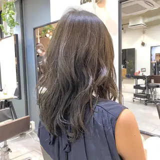 ミディアム カラー パーマ ヘアアレンジ 【ダメージレス施術】 【透明感】北村 拓也のヘアスタイル