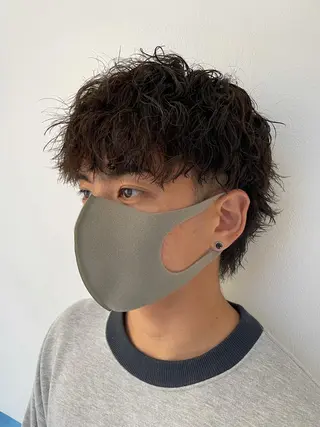 ショート カラー パーマ メンズ 🔥メンズカラー🔥 セヤシュウヘイのヘアスタイル