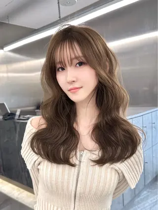 セミロング 森田 真由香のヘアスタイル