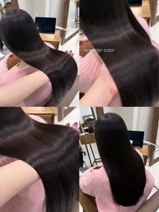 ロング カラー 暖色カラー /ヘアアレンジ/花鈴のヘアスタイル