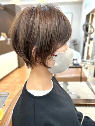 ショート カラー 藤田 祥平のヘアスタイル