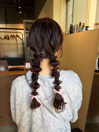 ロング ヘアアレンジ メイ🩰 梅田/ヘアセットのヘアスタイル