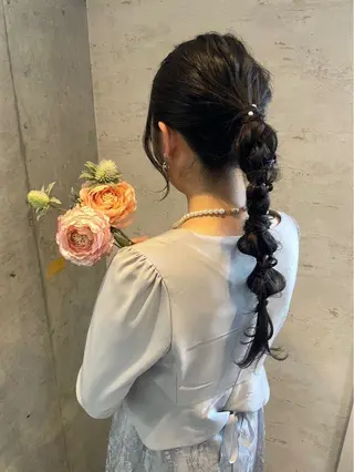 ロング ヘアアレンジ 美髪× ヘアセット✨Araiのヘアスタイル