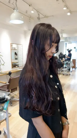 ロング カラー じゅわっと暖色カラー 🍊Moemiのヘアスタイル