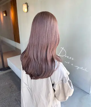 ロング カラー ピンクカラー/ mana🎀のヘアスタイル