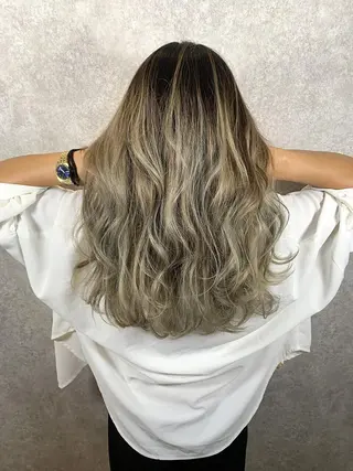 セミロング カラー Lafesta HAIR和歌山駅前店のヘアスタイル