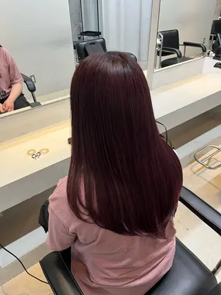 カラー 中島 日菜のヘアスタイル