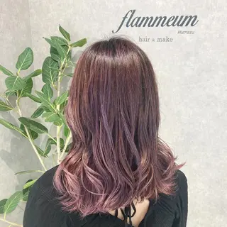 セミロング カラー 五月女 和樹のヘアスタイル