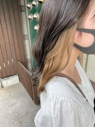 ロング カラー 日比 貴大/ minim hairのヘアスタイル