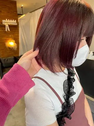 ミディアム 顔周りカット 🎀サヤカ🎀のヘアスタイル