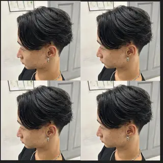 ショート カラー パーマ ヘアアレンジ メンズ 🔥メンズパーマ 特化 渡辺一翔のヘアスタイル