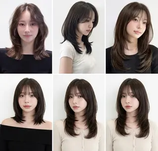 ミディアム ミディアムモデル 募集中/村上廉のヘアスタイル
