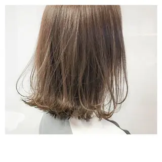 ミディアム カラー 髪質改善、縮毛矯正 店長浅野太郎のヘアスタイル