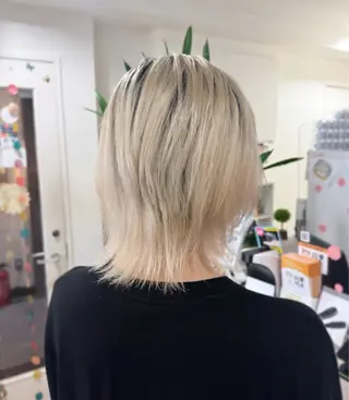 ミディアム 個室サロン🌼万希 ヘアケア/ヘッドスパのヘアスタイル
