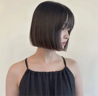 ショート 韓国ボブ/ハッシュ カットKIRAのヘアスタイル