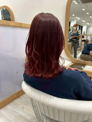 ミディアム adorable 山田菜々美のヘアスタイル