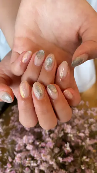 ネイル crystal ⭐︎ colorのネイルデザイン