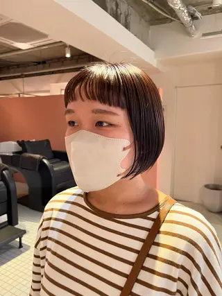 ショート robe 田中 実友のヘアスタイル