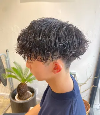 パーマ メンズ 🌴パーマオタク🌴 長谷川 諒佑🌈のヘアスタイル
