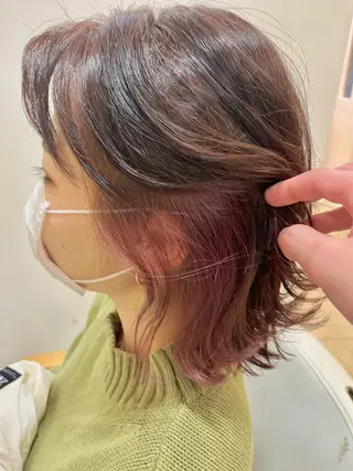 カラー 斉藤 凜のヘアスタイル