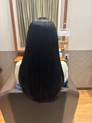 ロング Laffy所属・米倉 柚葉のヘアスタイル