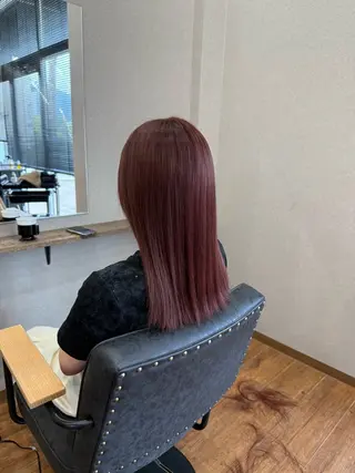 ロング カラー 鵜飼 真伍のヘアスタイル