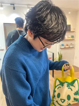 ショート 🌿haco / パーマ/ユリナ🕊️のヘアスタイル