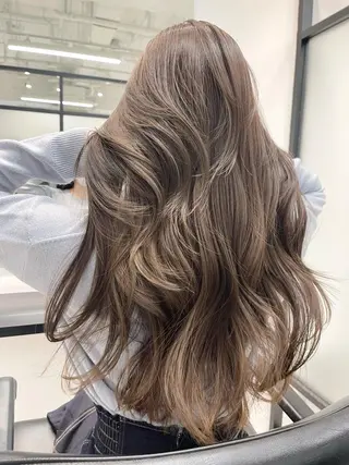 ロング 韓国レイヤーカット 髪質改善▫️水野有真のヘアスタイル