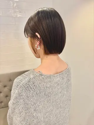 ショート 草野ゆずき⌇縮毛矯正 ⌇Wカラー⌇レイヤーのヘアスタイル