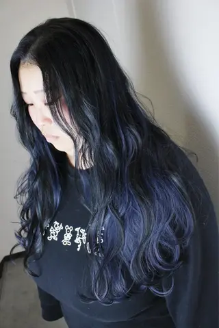 ロング カラー 土居 正季のヘアスタイル