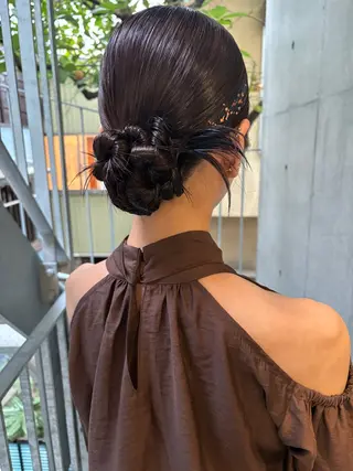 セミロング ヘアアレンジ yuuna/ ハッシュカット🎀のヘアスタイル