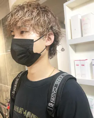 カラー ヘアアレンジ メンズ メンズ特化✂️栗原 侑也のヘアスタイル