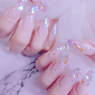ネイル 梅田🦄中崎町🩵 u n o 0 1のネイルデザイン