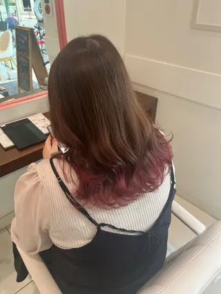 セミロング 似合わせ 垢抜け🌟 AKINOのヘアスタイル