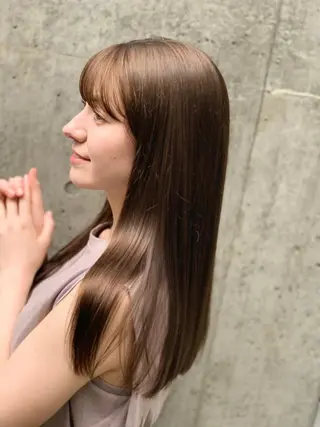 ロング カラー 髪質改善/美髪のプ口 中島みきのヘアスタイル