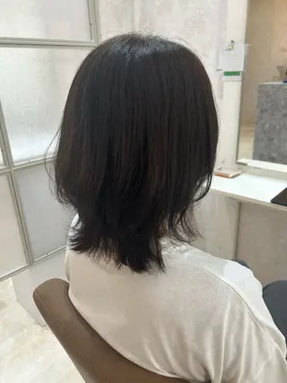 ミディアム カラー 💙まこと💙艶 カラー(Rico)のヘアスタイル