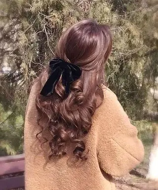 ロング カラー パーマ ヘアアレンジ 髪質改善🫧ベージュ 椙山 響のヘアスタイル
